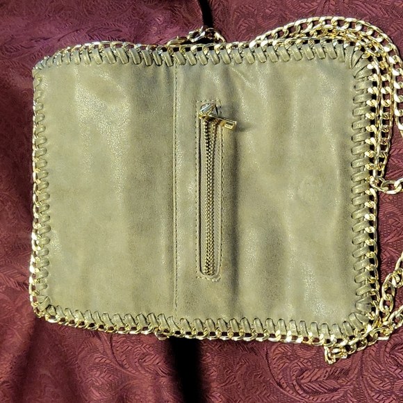 gold/beige leather ✝️ - Picture 2 of 4